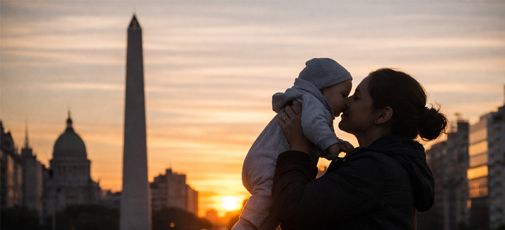 La fecundidad en Argentina cayó casi 50 % en una década