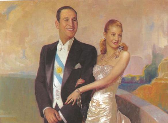 Por orden de Karina Milei, retiraron un cuadro de Perón y Evita de la Casa Rosada