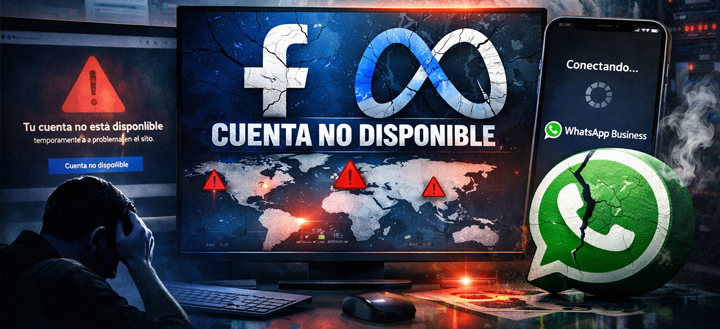 APAGÓN DIGITAL: Facebook y WhatsApp registran fallas globales este 4 de marzo