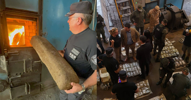 Destruyeron más de dos toneladas de droga incautada en operativos realizados en Misiones