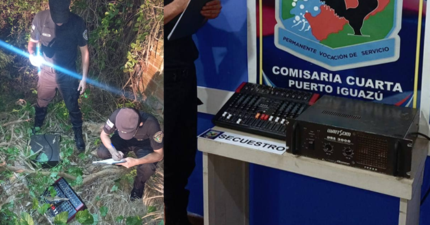 Recuperaron equipos robados de una iglesia en el barrio Bicentenario