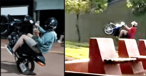 Secuestran moto a joven por hacer “wheelies” frente a escuelas