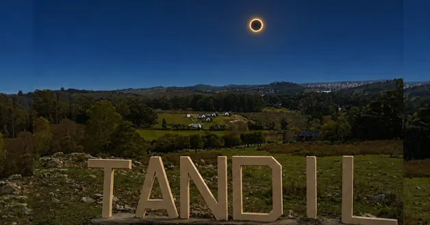 Simulación eclipse en Tandil