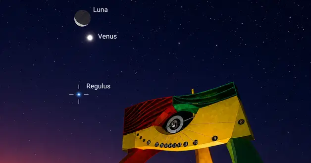 Luna y Venus